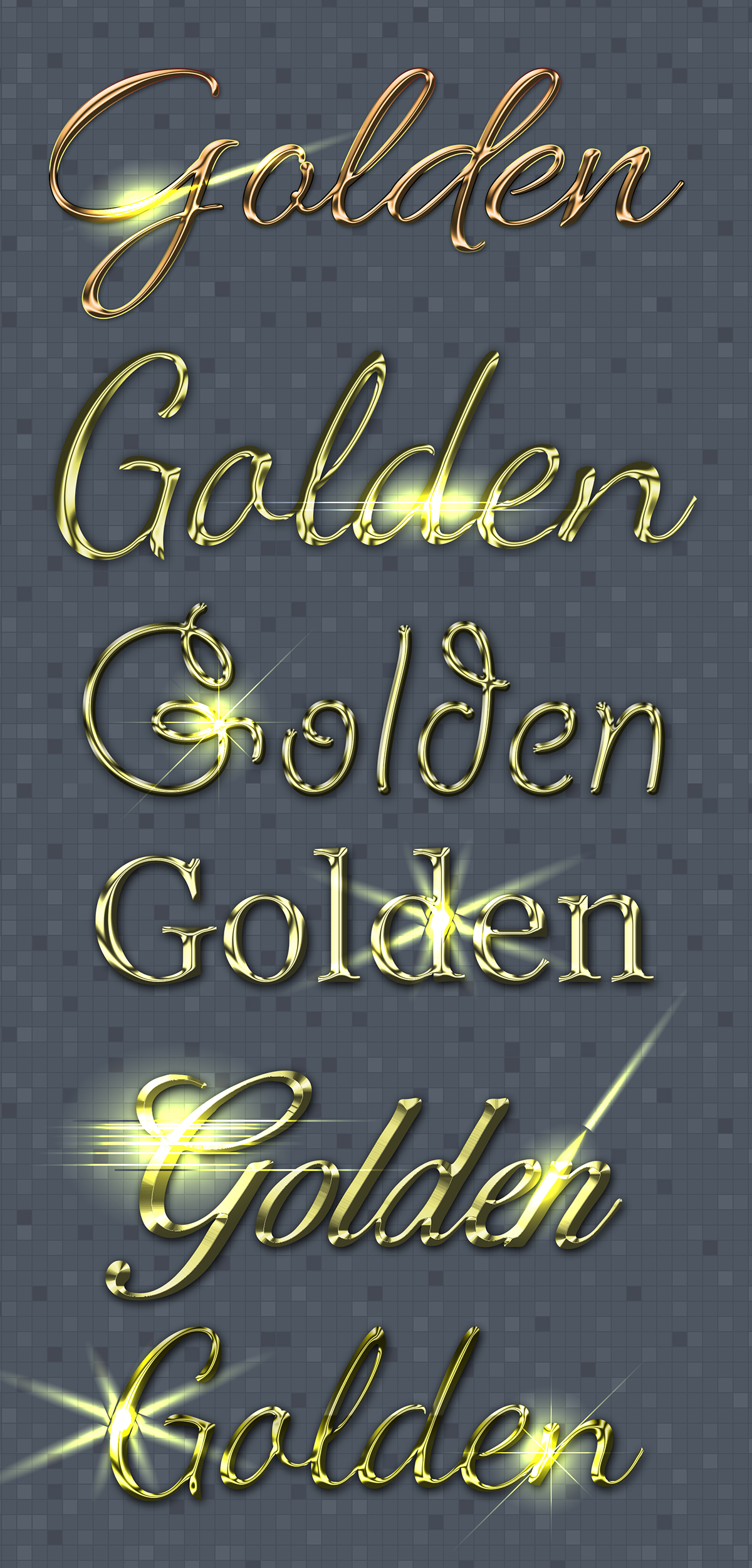gold golden jewel luxury Medal metal million orange Platinum rich shiny sparkle text effects text styles