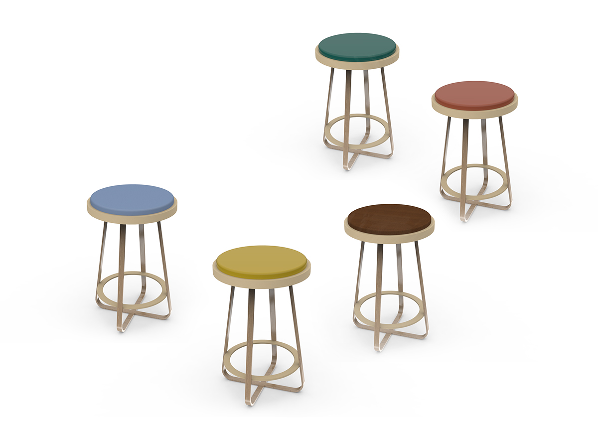 stool color high bar