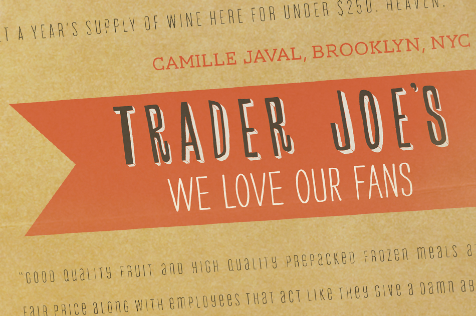 Trader Joe's Rebrand Trader Joe's wine bottle Trader Joe