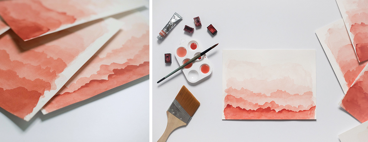 WALLET TYVEK design aquarell ILLUSTRATION  print pastel paprcuts product