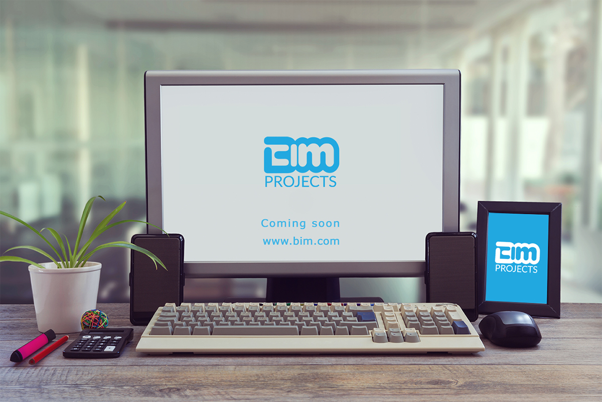 BIM brand logo graphic projects pimula