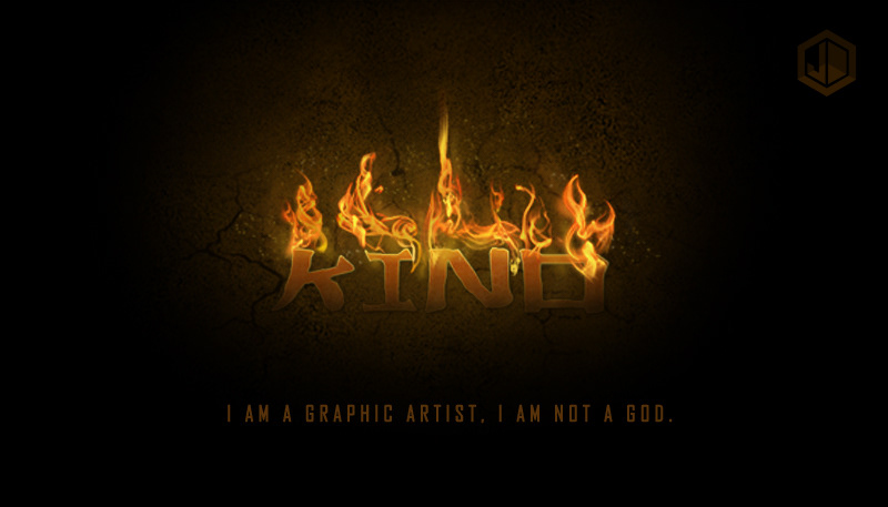 kino justmekino logo fire art design Photo Manipulation 