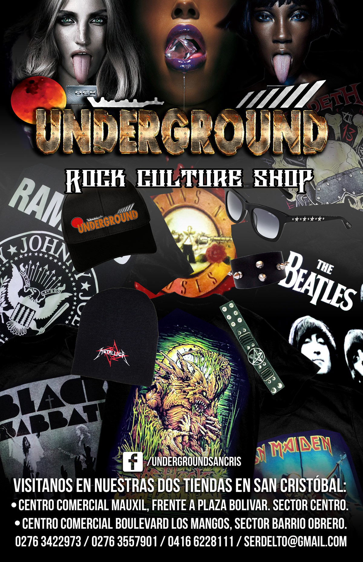underground shop rock rolling tattoo smoking