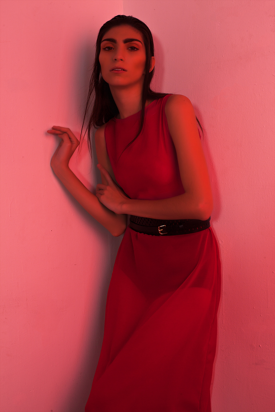 fashion editorial model Daniela Gommar antonio valenzuela rosy leal nation nation visuals  mexican fashion red red skin  fashion photography big eyes Juma Herrera