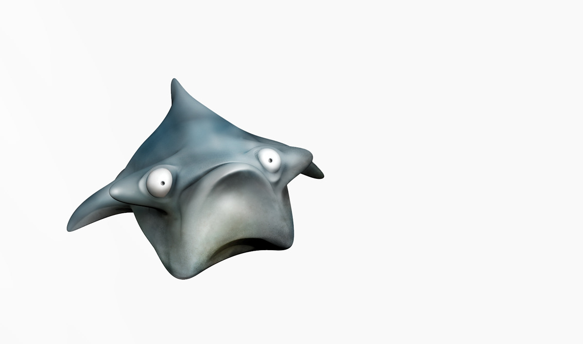 3D  shark hammerhead lecoupdulapin c4d