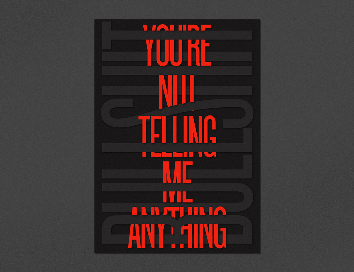 typographic posters typography posters Typo Posters  Typosters personal project
