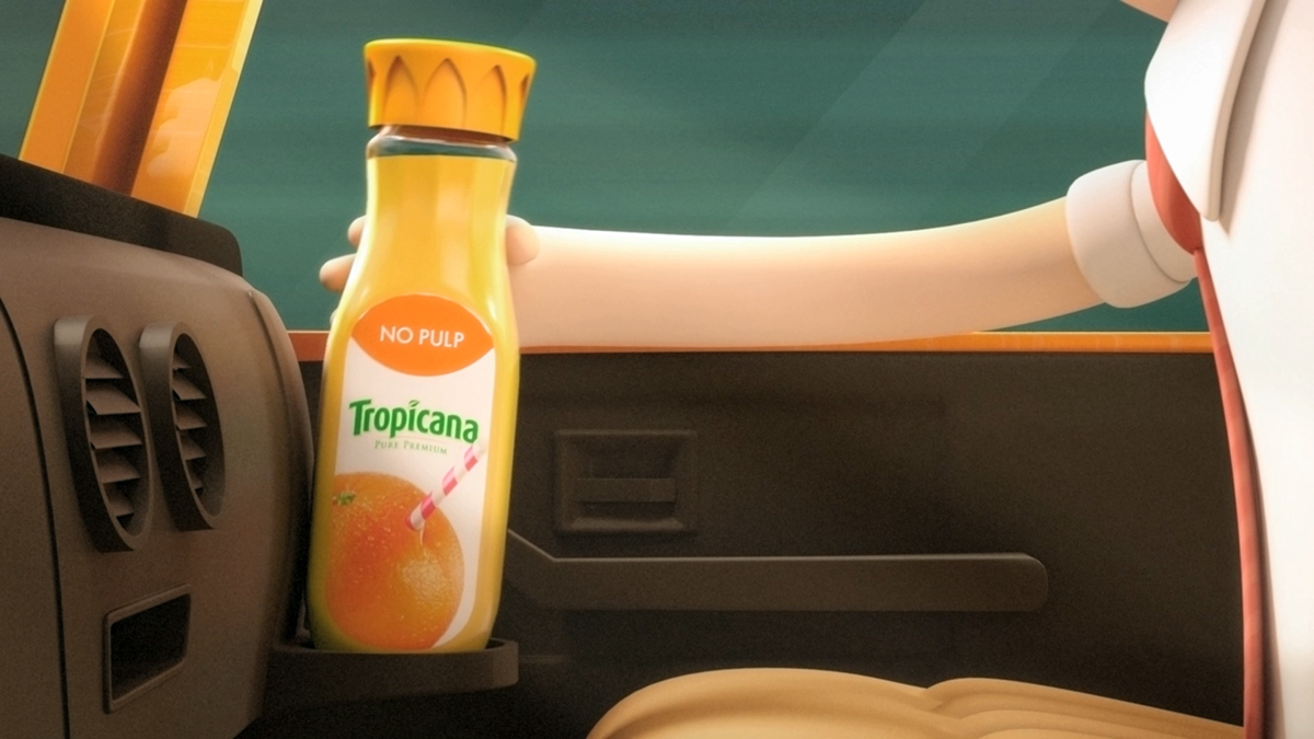 Tropicana Mornings CG design Character batcollective thebatcollective bottle orange matthieulandour