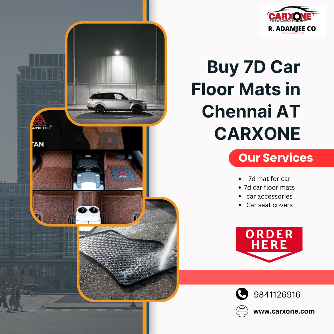 Buy 7D Car Floor Mats in Chennai AT CARXONE			
