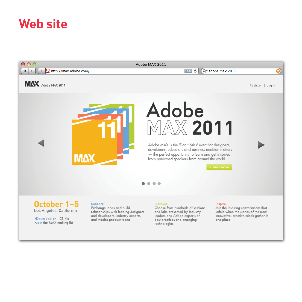 MAX Web brochure logo