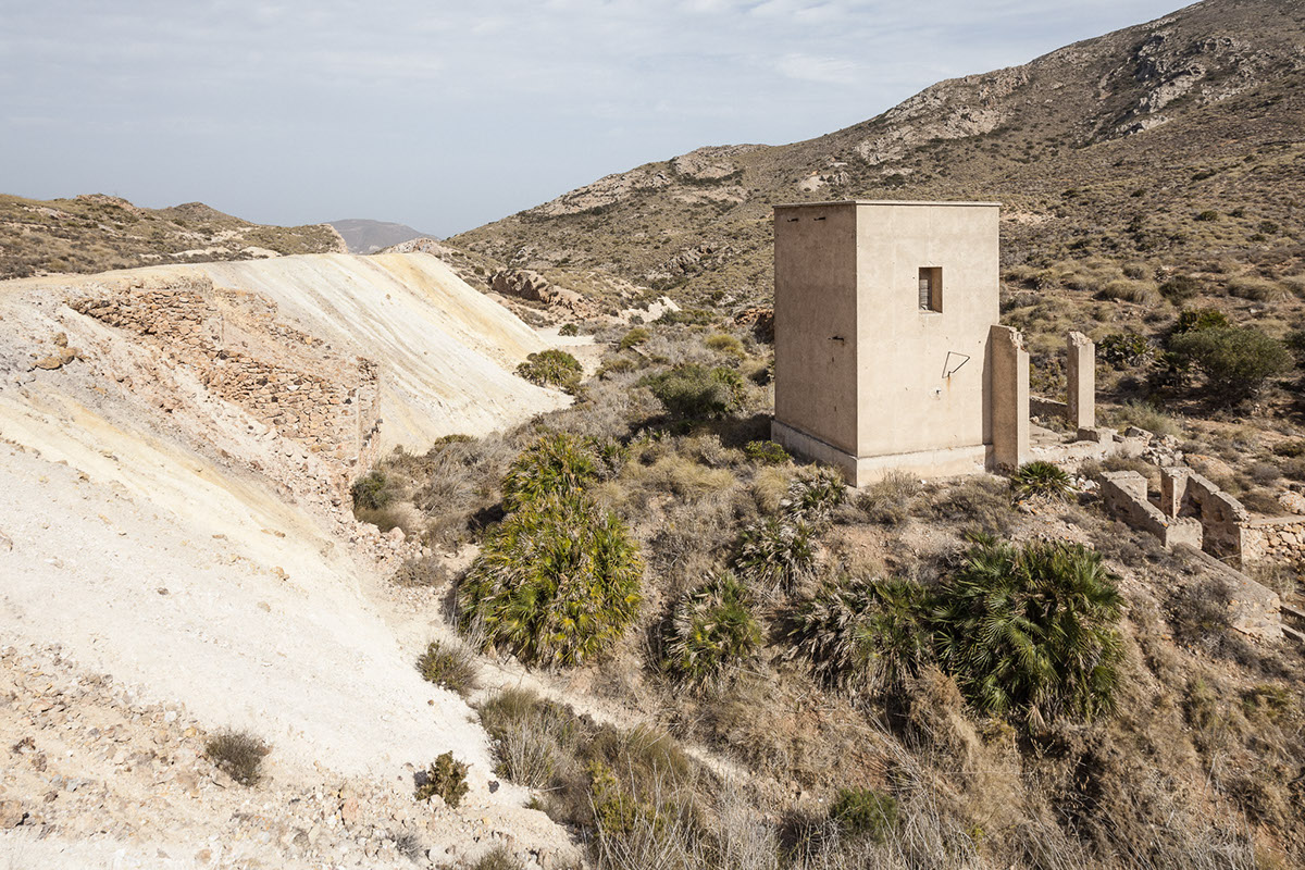 Landscape Mining mine abandoned Cabo de gata