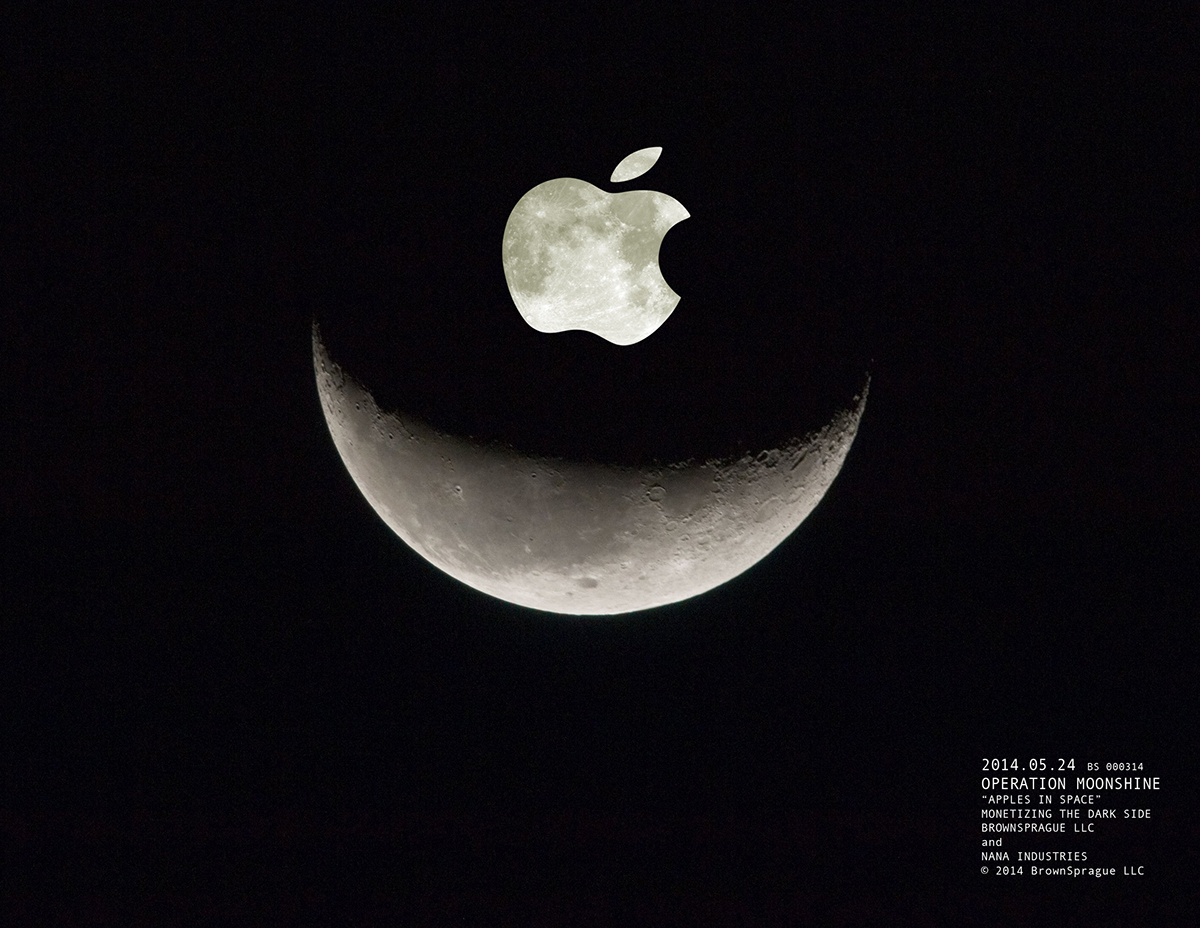 Adobe Portfolio moon projection Space  communication ads apple starbucks anonymous eightball Lunar surface Darkside