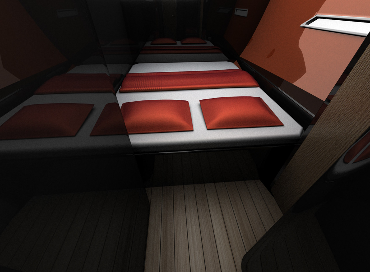 yacht boat interior layout luxury