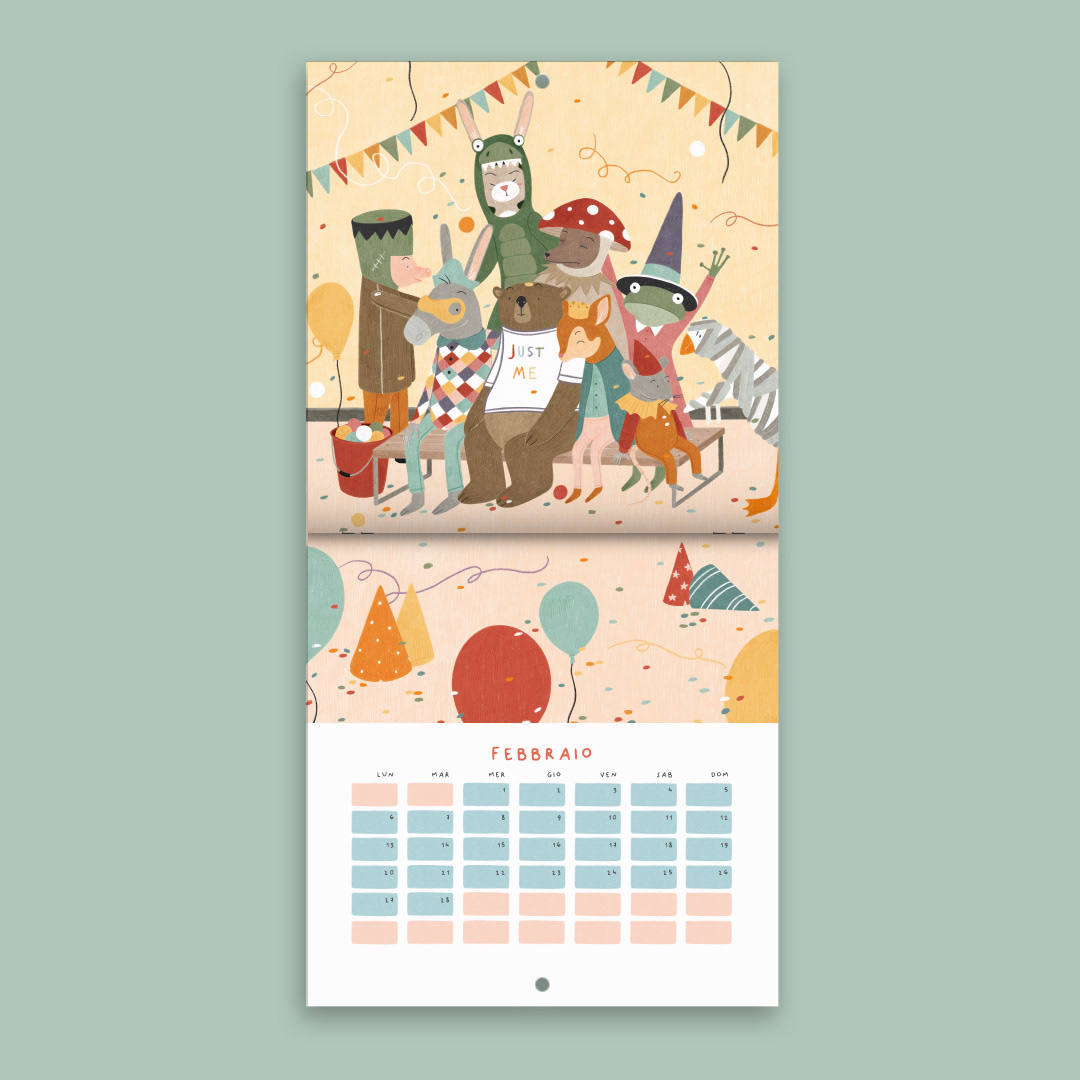 calendar calendar design children illustration ILLUSTRATION 