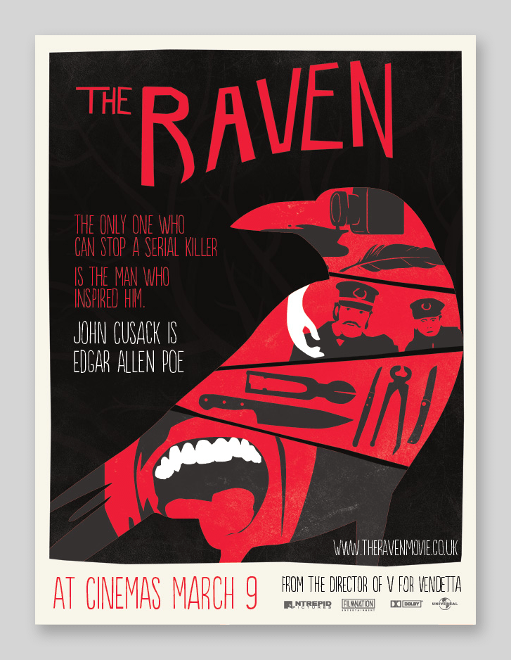 movie poster raven alternative movie poster