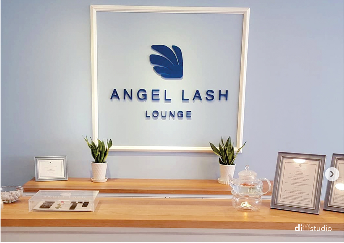 Angel Lash Lounge beauty branding Branding design Diff Studio Logo Design Visual Branding