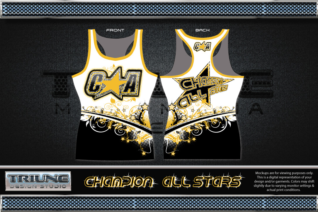 apparel design graphic sports cheer Cheerleading Dye Sublimation uniform