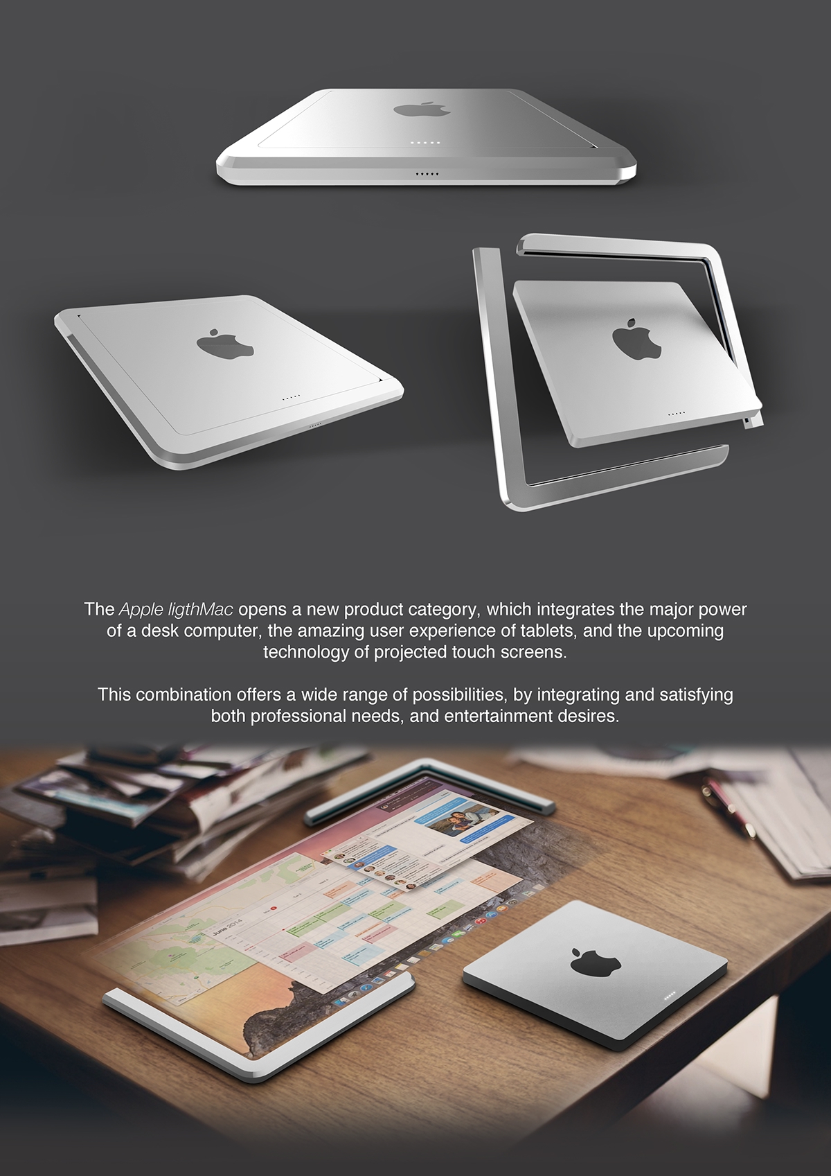 apple Computer concept product design iPad iphone macbook iMac macmini macpro future advanced
