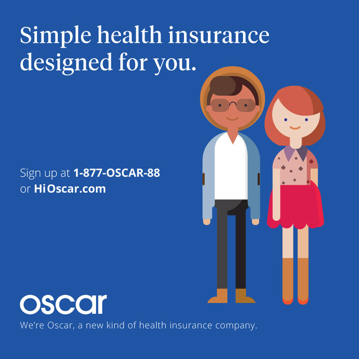 oscar headlines concepts Out-of-Home nyc subway Health Insurance Oscar Health Insurance