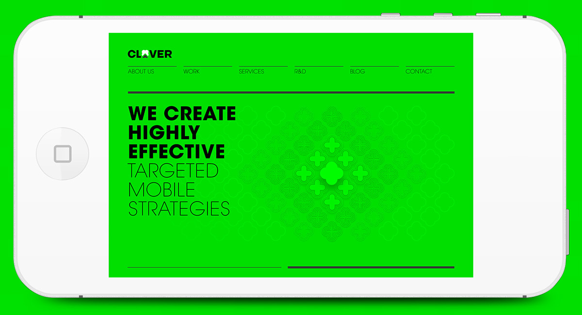 green clover Croatia Behance design identity visual Web site brand develop Zagreb simple copy mac