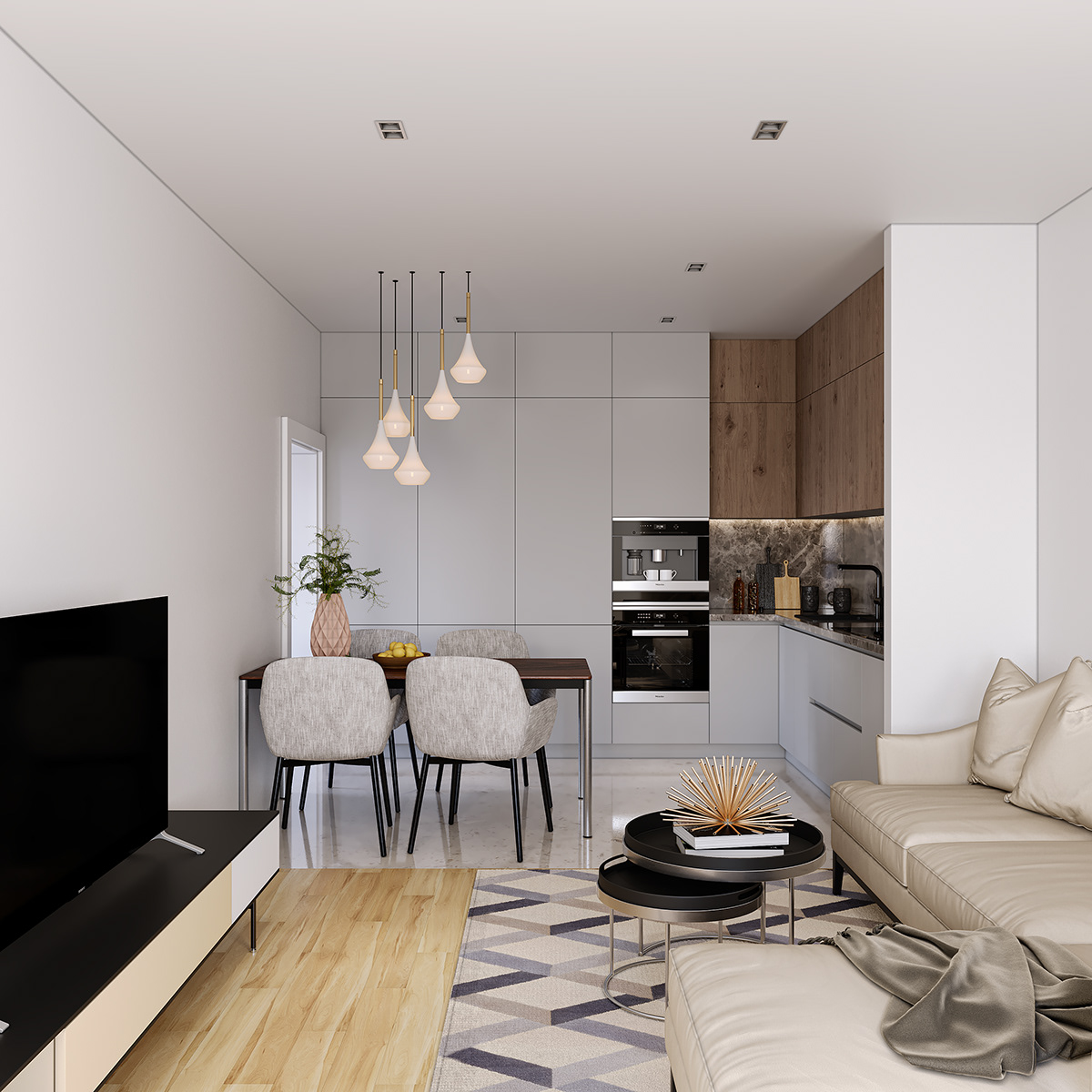 architecture interior design  visualization 3D 3ds max corona 3d modeling product design  kitchen
