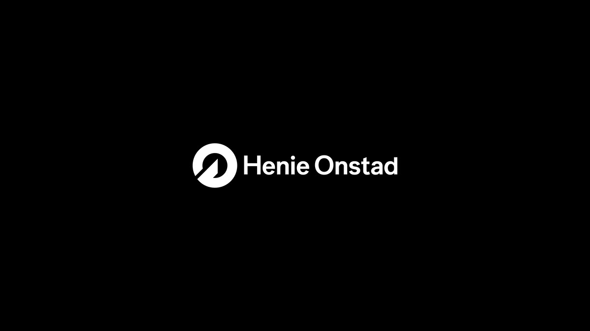 art typography   logo Henie Onstad anti anti oslo