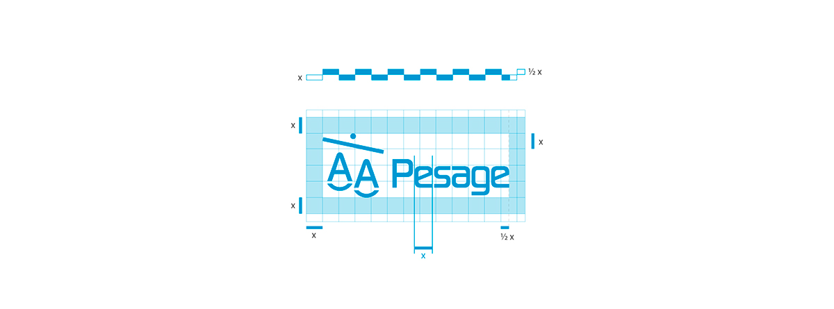 AApesage  Design Gráfico identidade corporativa Logotipo Balanças