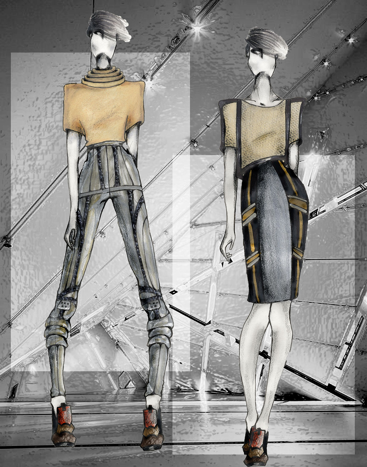 Deco Army fashion design