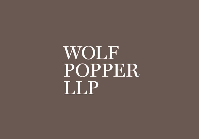 law law firm Wolf Popper Wolf Popper LLP