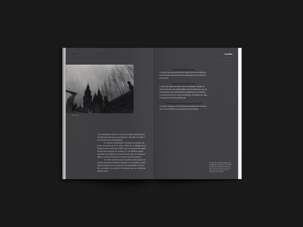 design editorial book black degraded graphic typography   Photography  dream sueño