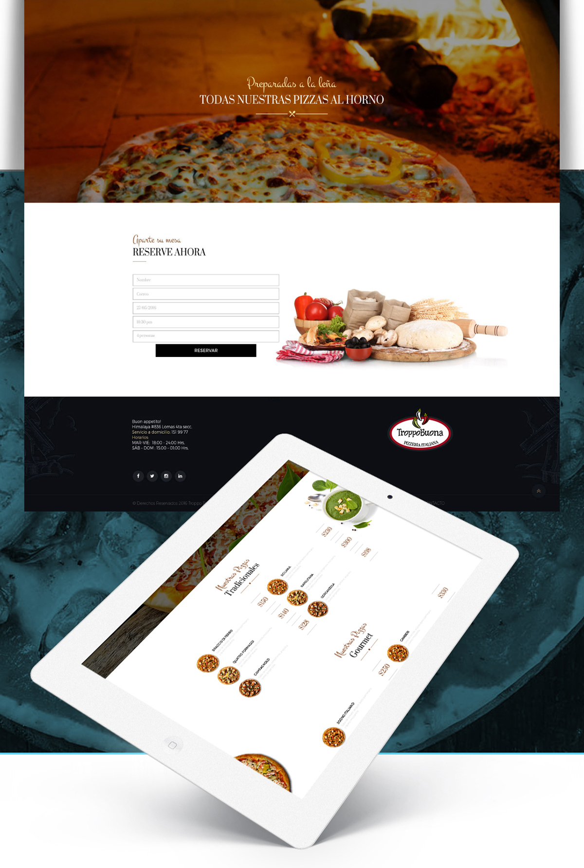 restaurant Pizza Web