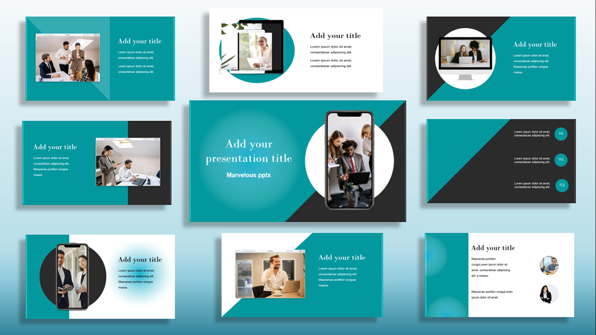 design Mockup Pichdeck Powerpoint powerpoint template PPT presentation presentation design slides template