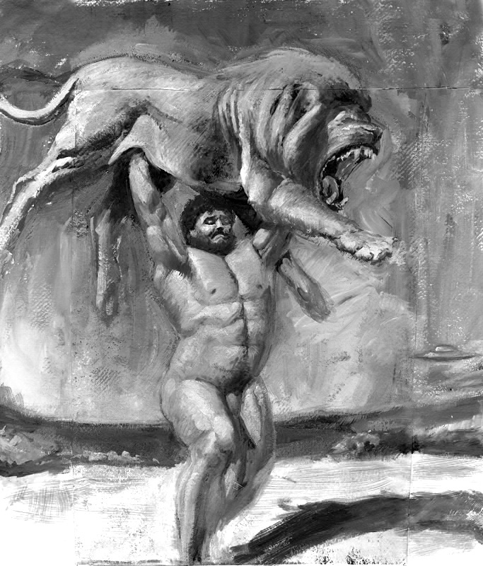 woman ape tiger bodybuilder muscules lemmy anatomy dive  realistic  surrealism  anton piggybank  3d