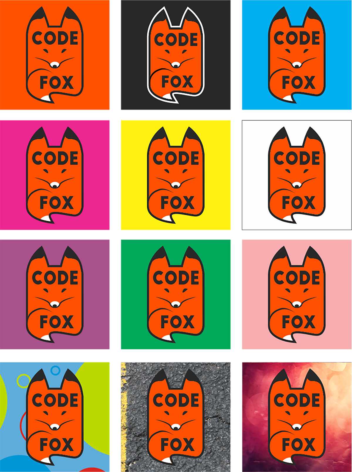logo brand branding  corporation code FOX corporate