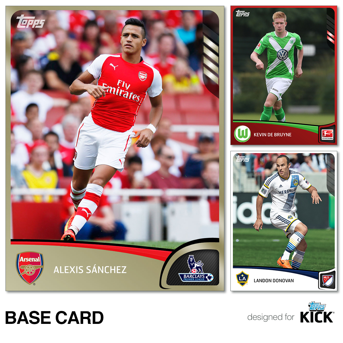 Topps KICK Cards 23/23 on Behance Throughout Soccer Trading Card Template