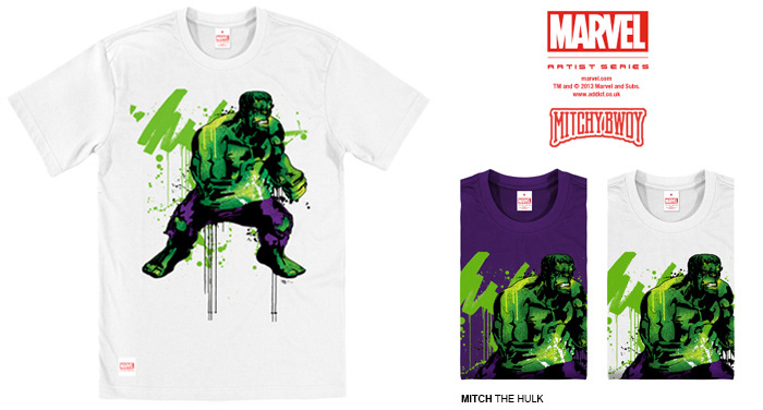 Mitchy Bwoy wolverine Hulk addict Addict Clothing Co. geekart nerd ink comics