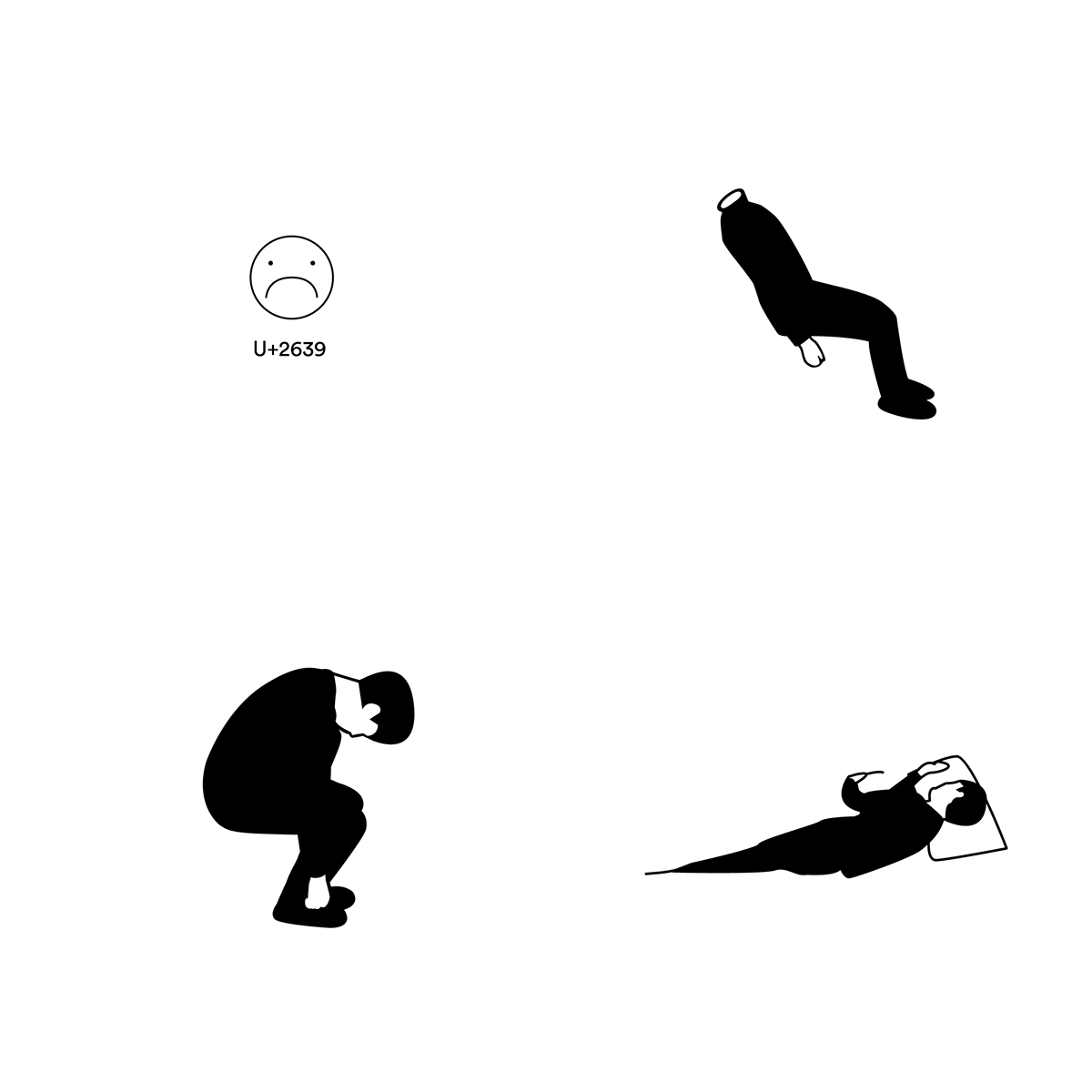Icon graphic design  emotion noun project sad emoji risd