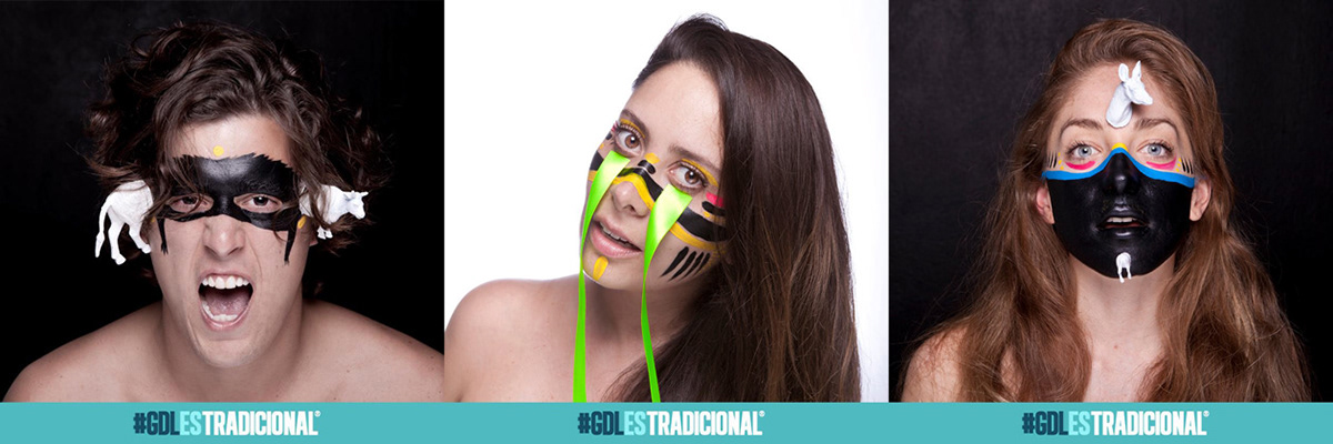 Make Up face paint Face painting tequila brand