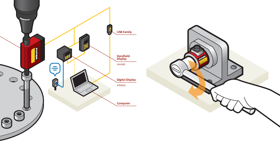 technical illustration automation Load cells icons