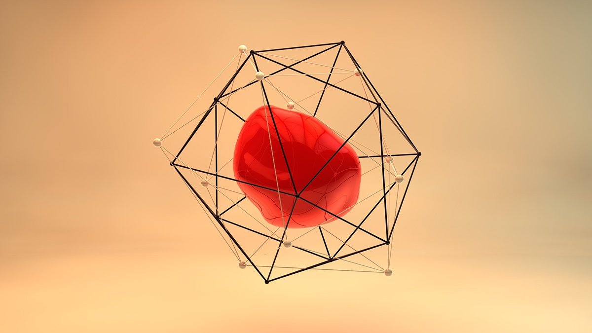 c4d Practice shape Form abstract material
