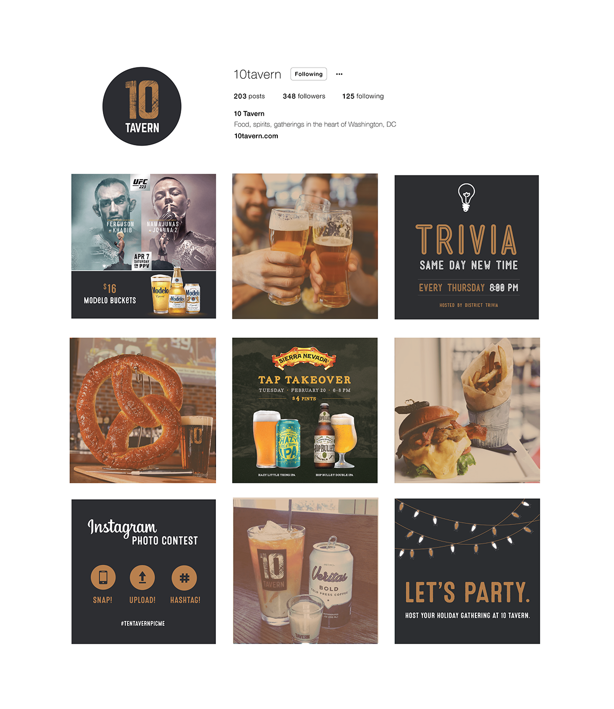 branding  restaurant menu bar graphic design  social media instagram washington dc beer Food  cocktail flyer poster Signage marketing  