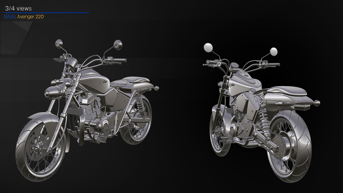motorcycle design autodesk alias vredpro 3D