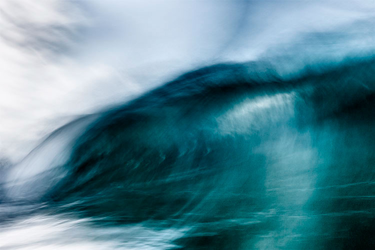 water Ocean MOVING water wave blu sea seascape abstract slow shutter speed