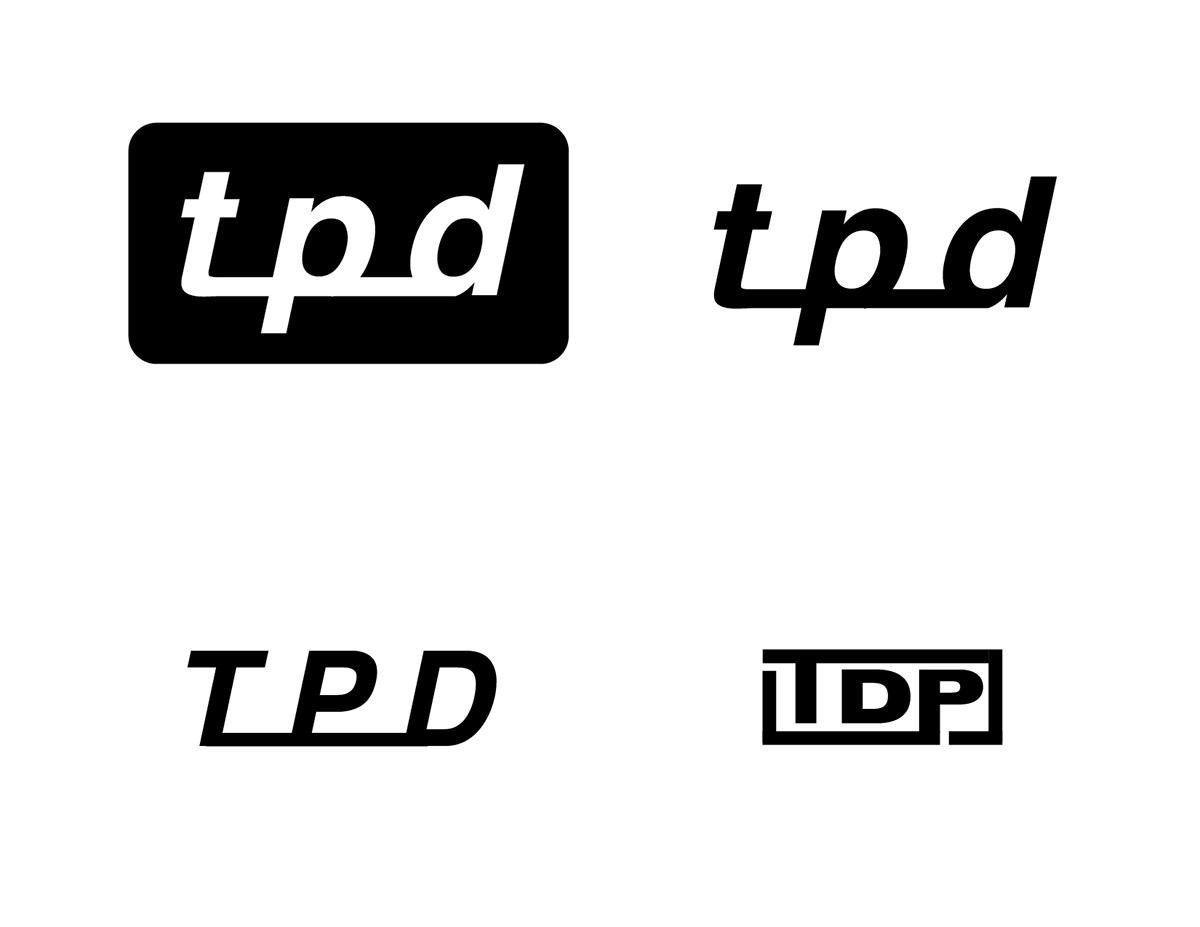temporary permit display Logo Design Typographic Logo negative space Website Design