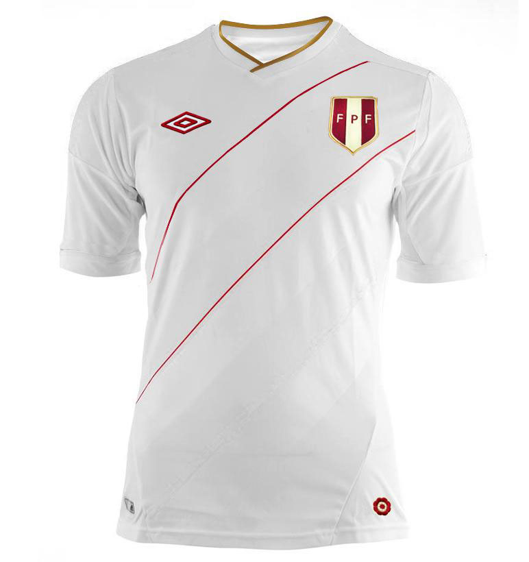 camiseta de futbol soccer selección peruana
