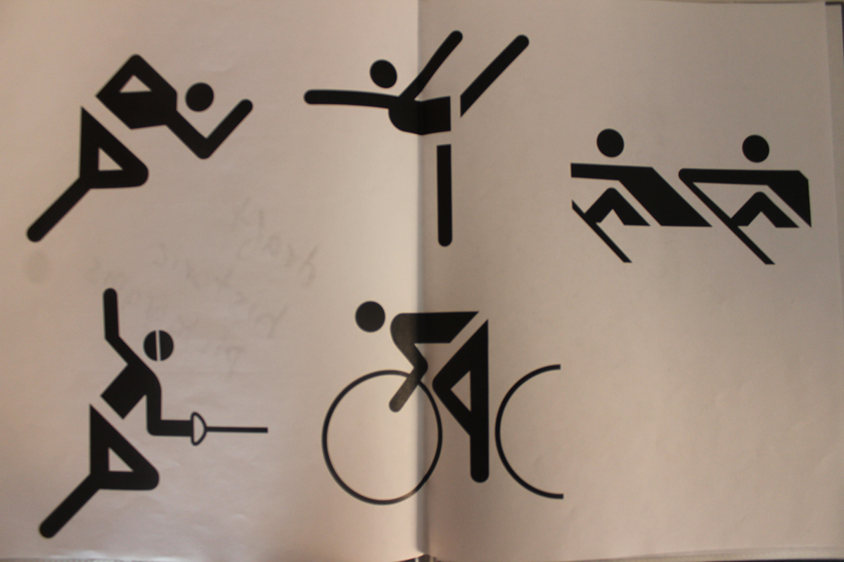 pictograms Olympic icons icons logos design