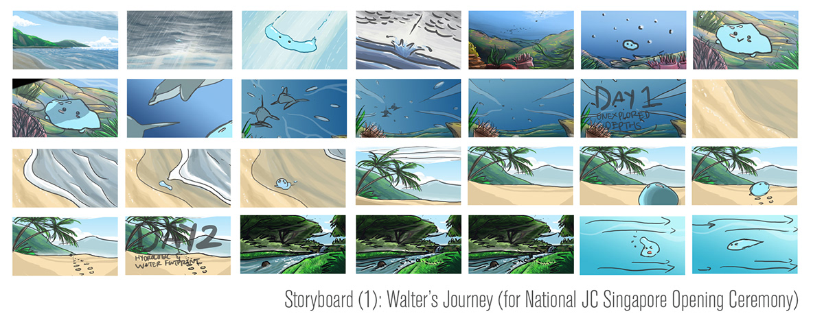 background  water  short  film  underwater  Illustration  Concept  design