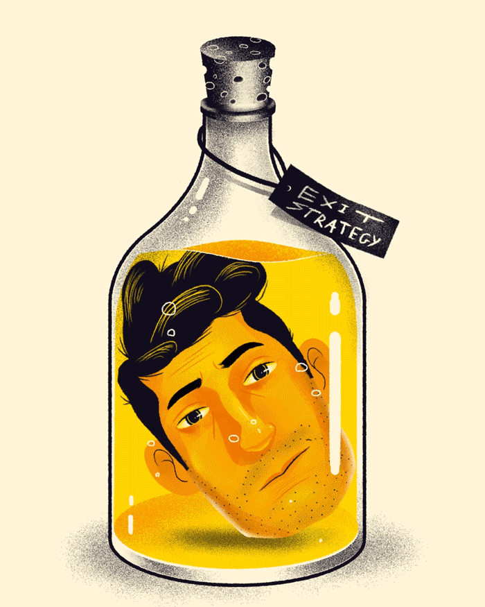 bottle Character drink face gif head Liquid loop skull Whiskey
