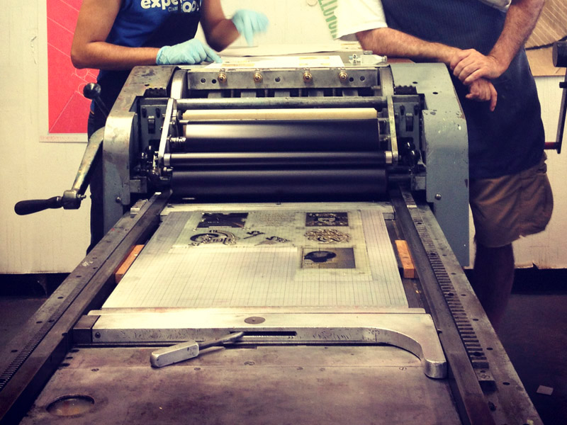 bookplate  typography  Pratt Institute anniversary communications design gradcomd nyc Printing letterpress