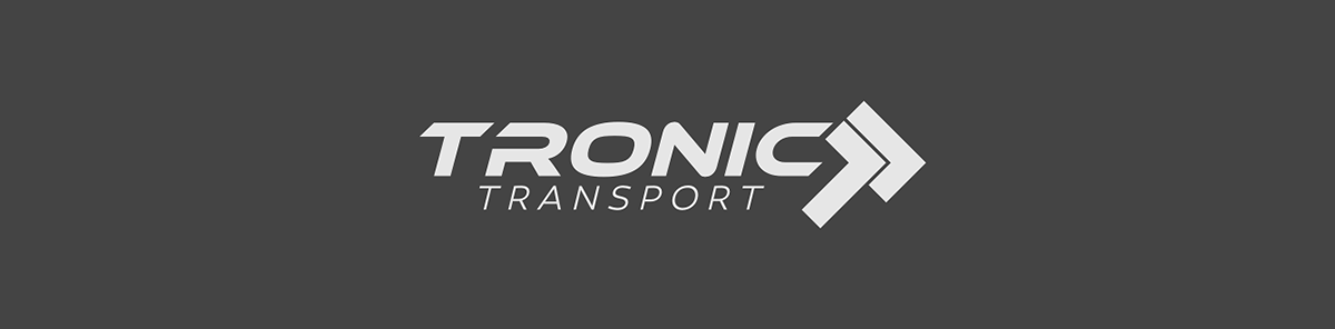 Transport tronic logo traffic logistic Truck Vehicle TIR arrow