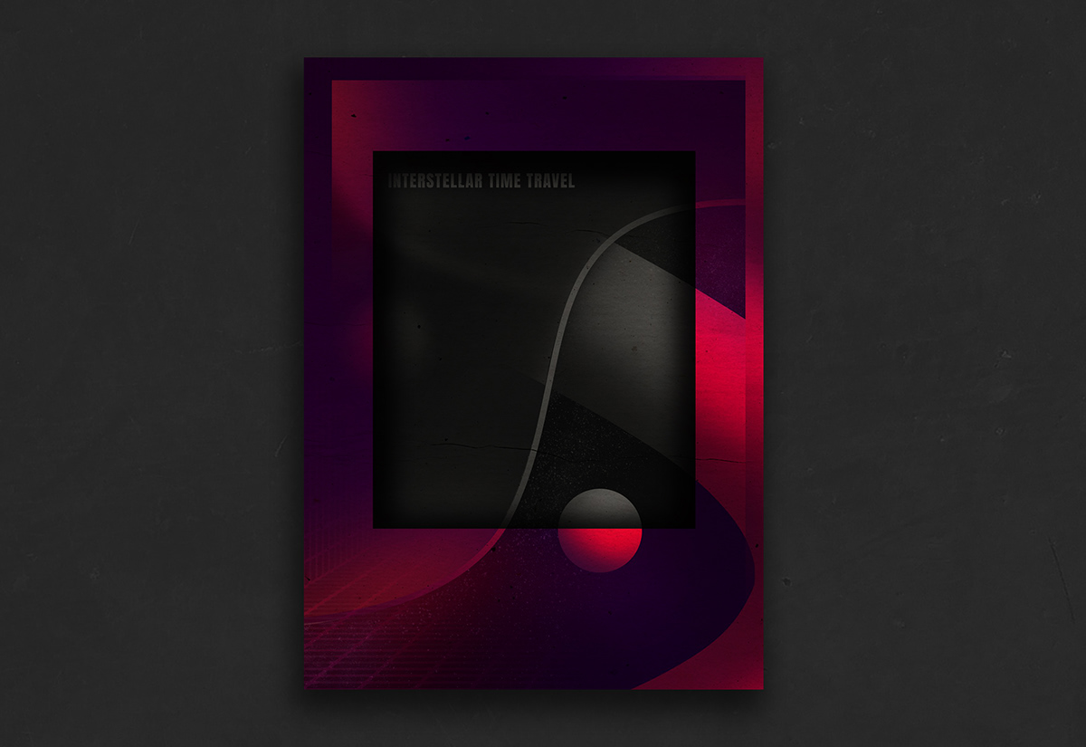 poster mood graphic design  Poster series neon Overthink cogito Digital Art  posters